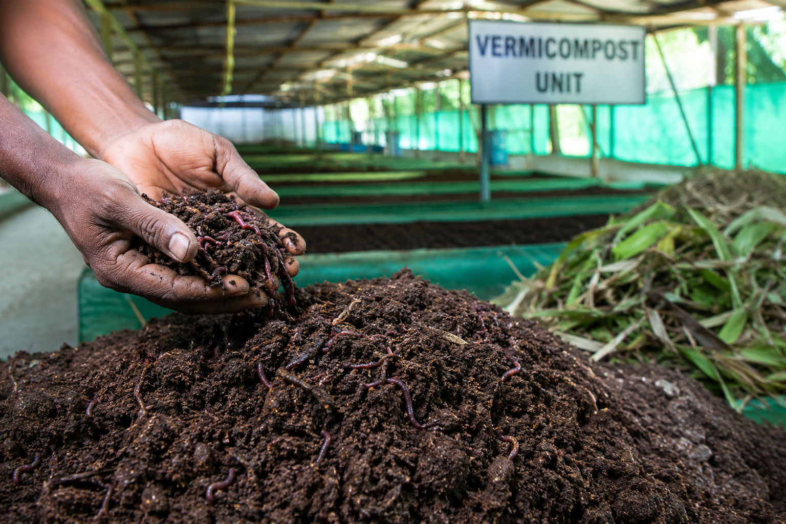 SFPCL Indoor Vermicomposting and Rearing Bed Infrastructure Facility